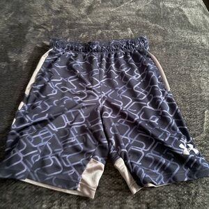 Under Armour Men's Black and Gray Athletic Shorts
